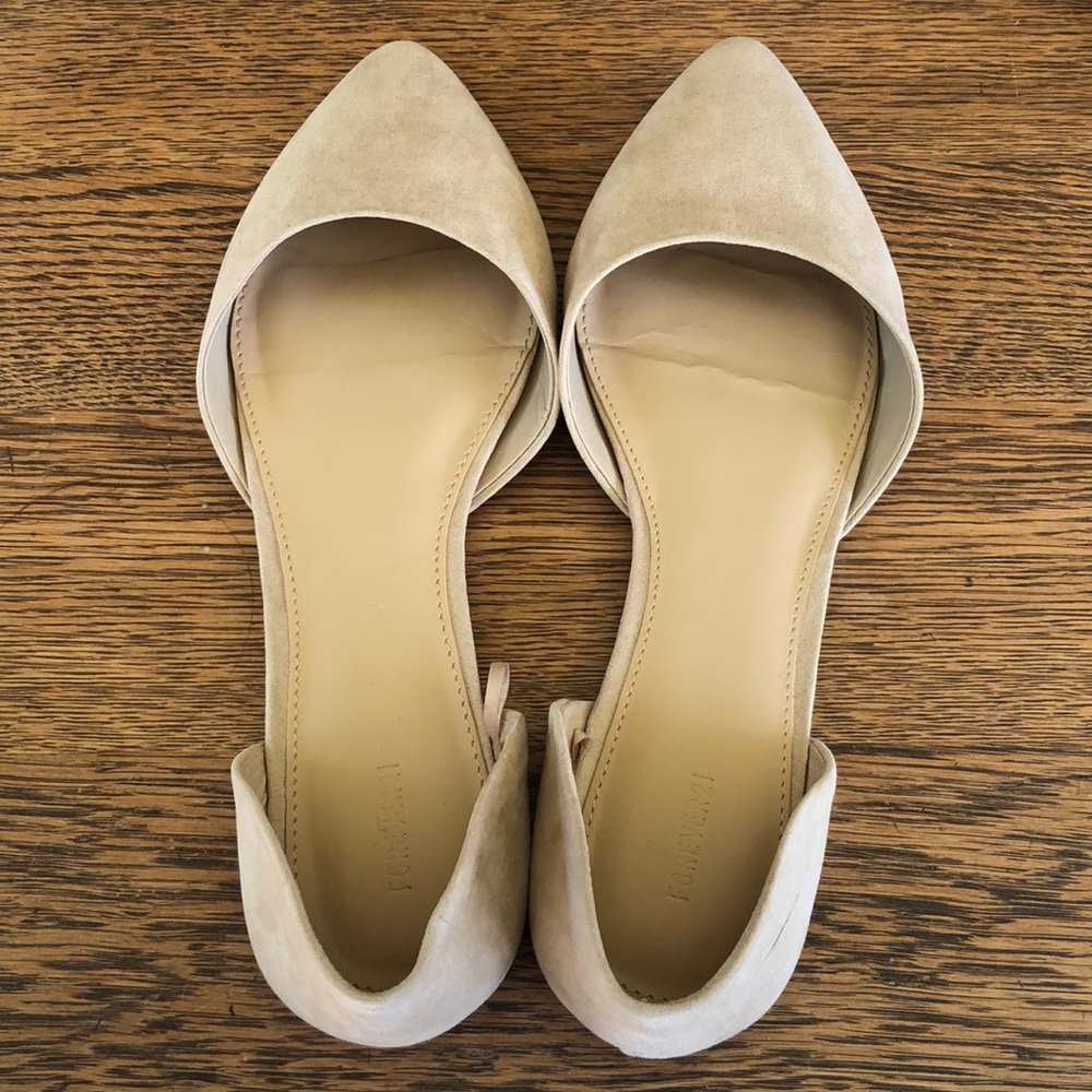FOREVER 21 NUDE FLATS!💗